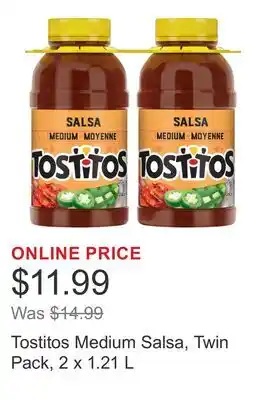 Costco Tostitos Medium Salsa, Twin Pack offer
