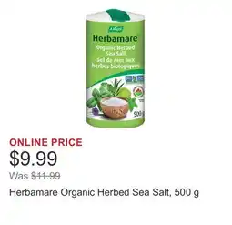 Costco Herbamare Organic Herbed Sea Salt offer