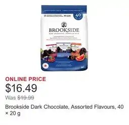 Costco Brookside Dark Chocolate, Assorted Flavours, 40 × offer