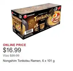 Costco Nongshim Tonkotsu Ramen offer