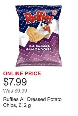 Costco Ruffles All Dressed Potato Chips offer