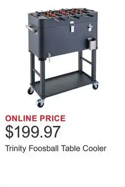 Costco Trinity Foosball Table Cooler offer