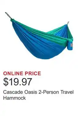 Costco Cascade Oasis 2-Person Travel Hammock offer