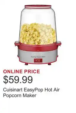 Costco Cuisinart EasyPop Hot Air Popcorn Maker offer