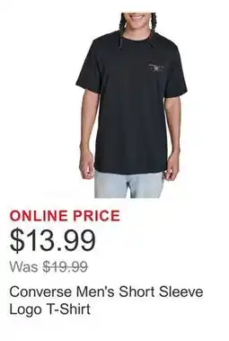 Costco Converse Men's Short Sleeve Logo T-Shirt offer