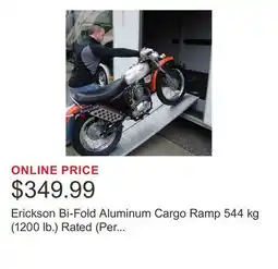 Costco Erickson Bi-Fold Aluminum Cargo Ramp 544 kg (1200 lb.) Rated (Per pair) offer