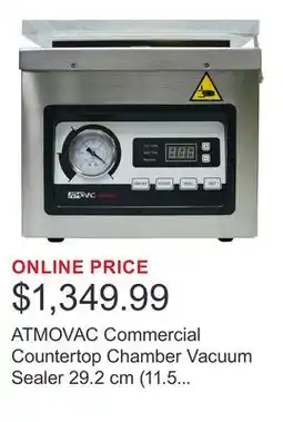 Costco ATMOVAC Commercial Countertop Chamber Vacuum Sealer 29.2 cm (11.5 in) Machine offer