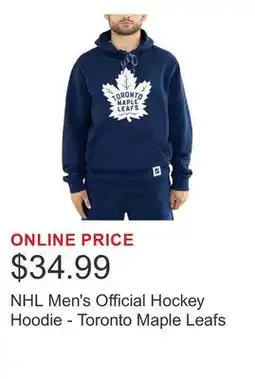 Costco NHL Men's Official Hockey Hoodie - Toronto Maple Leafs offer