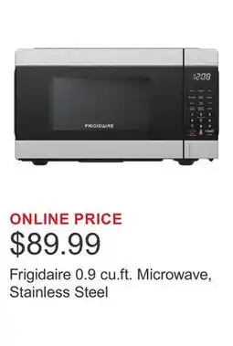 Costco Frigidaire 0.9 cu.ft. Microwave, Stainless Steel offer