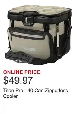Costco Titan Pro - 40 Can Zipperless Cooler offer
