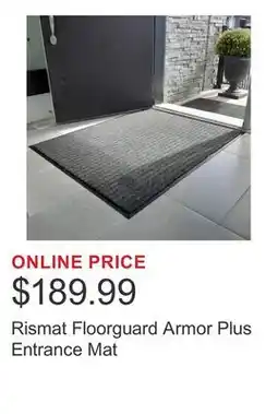 Costco Rismat Floorguard Armor Plus Entrance Mat offer