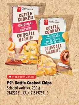 Wholesale Club PC Kettle Cooked Chips offer