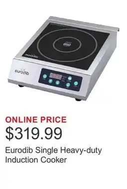 Costco Eurodib Single Heavy-duty Induction Cooker offer