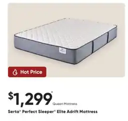 Sleep Country Serta Perfect Sleeper Elite Adrift Mattress offer