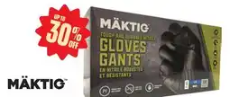 Bumper to Bumper MÄKTIG INDUSTRIAL 6 mil Tough and Durable Nitrile Gloves offer