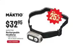 Bumper to Bumper MÄKTIG Rechargeable Headlamp offer