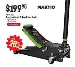 Bumper to Bumper MÄKTIG Professional 3 Ton Floor Jack offer