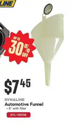 Bumper to Bumper DYNALINE Automotive Funnel offer