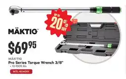 Bumper to Bumper MÄKTIG Pro Series Torque Wrench 3/8 offer
