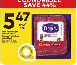Giant Tiger Fontaine Family lean ground beef offer