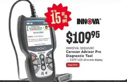 Bumper to Bumper INNOVA (EQUUS) Carscan Advisor Pro Diagnostic Tool offer