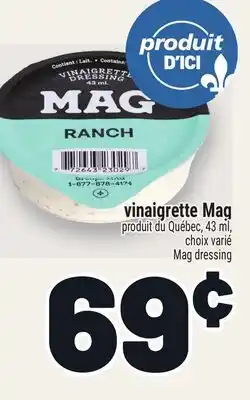 Metro VINAIGRETTE MAG | MAG DRESSING offer