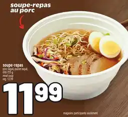 Metro SOUPE-REPAS | MEAL SOUP offer