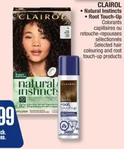 Jean Coutu CLAIROL • Natural Instincts • Root Touch-Up Selected hair colouring and root offer