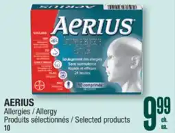 Jean Coutu AERIUS Allergies offer