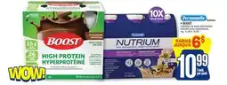Jean Coutu PERSONNELLE NUTRIUM, BOOST Selected meal replacements offer