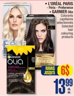 Jean Coutu L'ORÉAL PARIS - Féria - Preference • GARNIER Olia • Selected hair colouring products offer