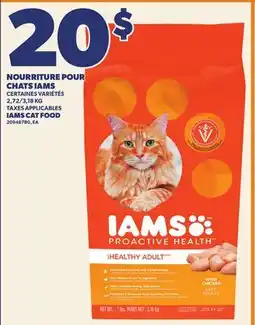Provigo NOURRITURE POUR CHATS IAMS, 2,72/3,18 KG | IAMS CAT FOOD offer