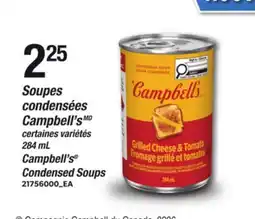 Provigo SOUPES CONDENSÉES CAMPBELL'S, 284 ML | CAMPBELL'S CONDENSED SOUPS offer
