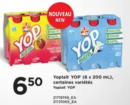 Provigo YOPLAIT YOP | YOPLAIT YOP , (6 X 200 ML) offer