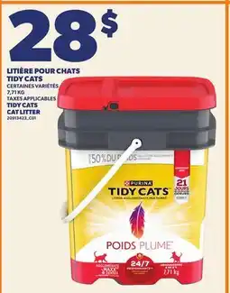 Provigo LITIÈRE POUR CHATS TIDY CATS, 7,71 KG | TIDY CATS CAT LITTER offer