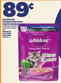 Provigo SACHETS DE NOURRITURE POUR CHATS WHISKAS, | WHISKAS CAT FOOD offer