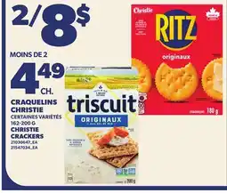 Provigo CRAQUELINS CHRISTIE, 162-200 G | CHRISTIE CRACKERS offer