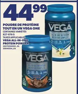 Provigo POUDRE DE PROTÉINE TOUT EN UN VEGA ONE, 827-876 G | VEGA ALL-IN-ONE PROTEIN POWDER offer