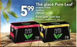 Provigo THÉ GLACÉ PURE LEAF, 6X340 ML | PURE LEAF ICED TEA offer
