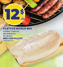 Provigo FILETS DE MORUE MSC | MSC COD FILLETS offer