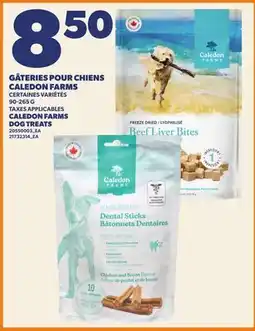 Provigo GÂTERIES POUR CHIENS CALEDON FARMS, 90-265 G | CALEDON FARMS DOG TREATS offer