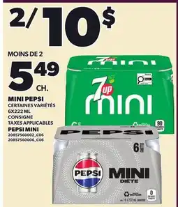 Provigo MINI PEPSI, 6X227 ML | PEPSI MINI offer