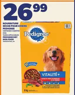 Provigo NOURRITURE SÈCHE POUR CHIENS PEDIGREE | PEDIGREE DRY DOG FOOD offer