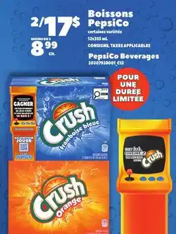 Provigo BOISSONS PEPSICO, 12X355 ML | PEPSICO BEVERAGES offer