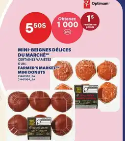 Provigo MINI-BEIGNES DÉLICES DU MARCHÉMC, 6 UN. | FARMER'S MARKET MINI DONUTS offer