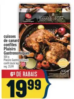 Marché Adonis CUISSES DE CANARD CONFITES PLAISIRS GASTRONOMIQUE | PLAISIRS GASTRONOMIQUES CONFIT DUCK LEGS offer
