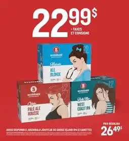 Marché Adonis ARCHIBALD JOUFFLUE OU GOOSE ISLAND IPA offer