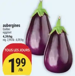 Marché Adonis aubergines | eggplant offer