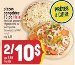 Marché Adonis PIZZAS CONGELÉES 10 PO HALAL | FROZEN PIZZA 10 IN HALAL offer