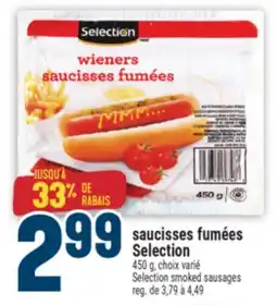 Marché Adonis SAUCISSES FUMÉES SELECTION | SELECTION SMOKED SAUSAGES offer
